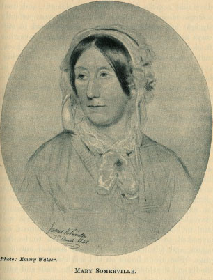 Mary Somerville. Photo: Emery Walker. From Louise Creighton, 
                                    Some Famous Women.