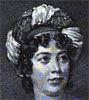 Madame de Staël. Engraved by R. G. Tietze from the painting by Gerard. From Amelia Ruth Gere Mason, Women of the French Salons.