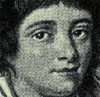 Madame Roland. From an engraving by Baudran. From Ida Ashworth Taylor, Life of Madame Roland.