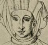 Portrait of Jeanne de Bourgogne at Arras